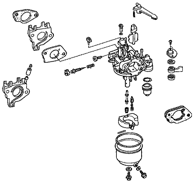   Lever () Honda gx390