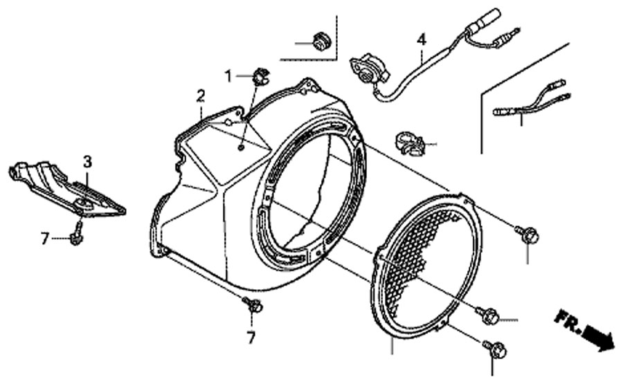   honda gx390 ut1 sxq4, Cover Fan