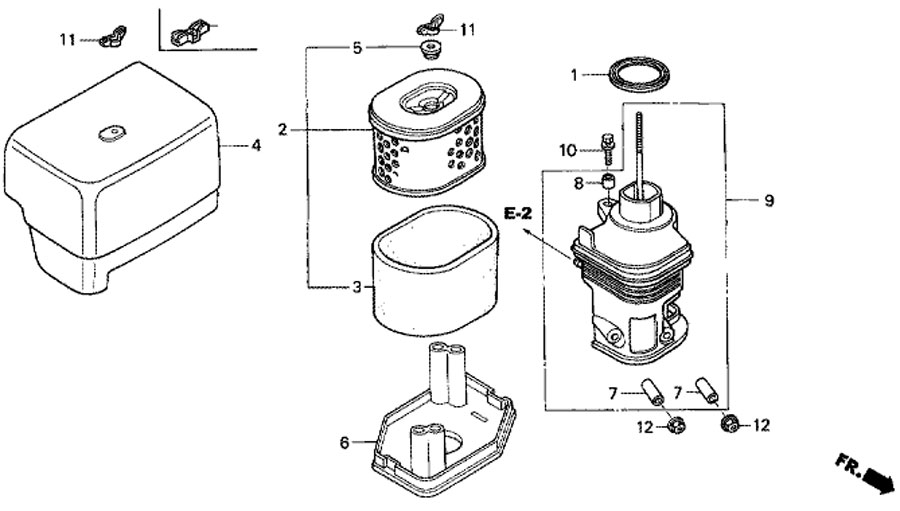  honda gx390 Air Cleaner