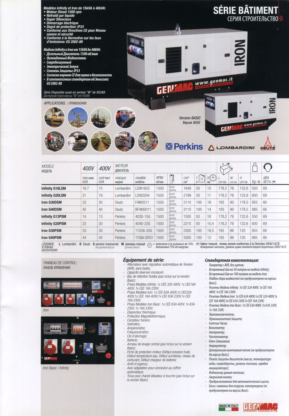 ������������ ����� Genmac - ������ Infinity � Iron