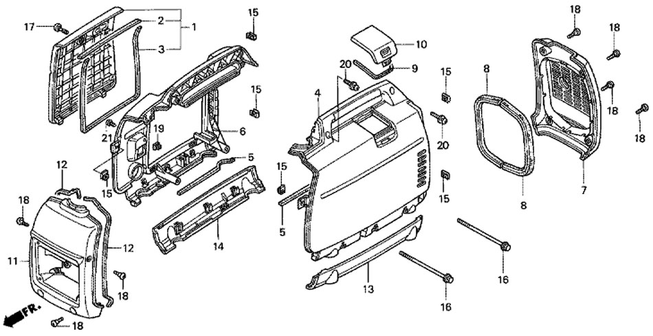 ��� ������ � ������ Honda eu20i