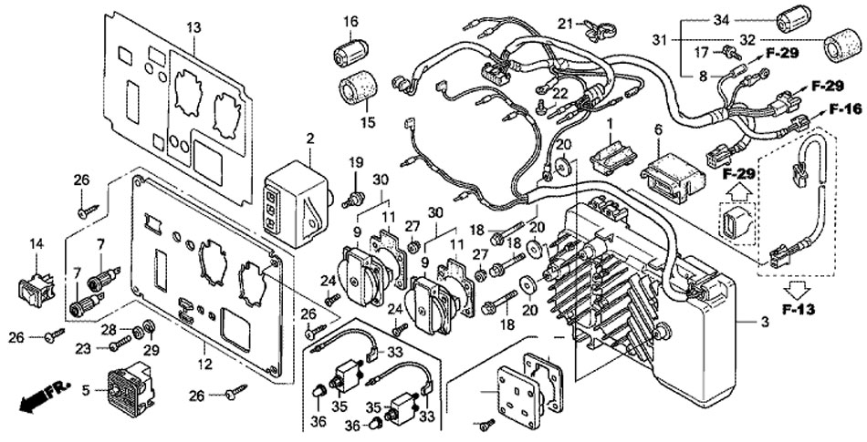 ������ ���������� - �������� Honda eu-20i